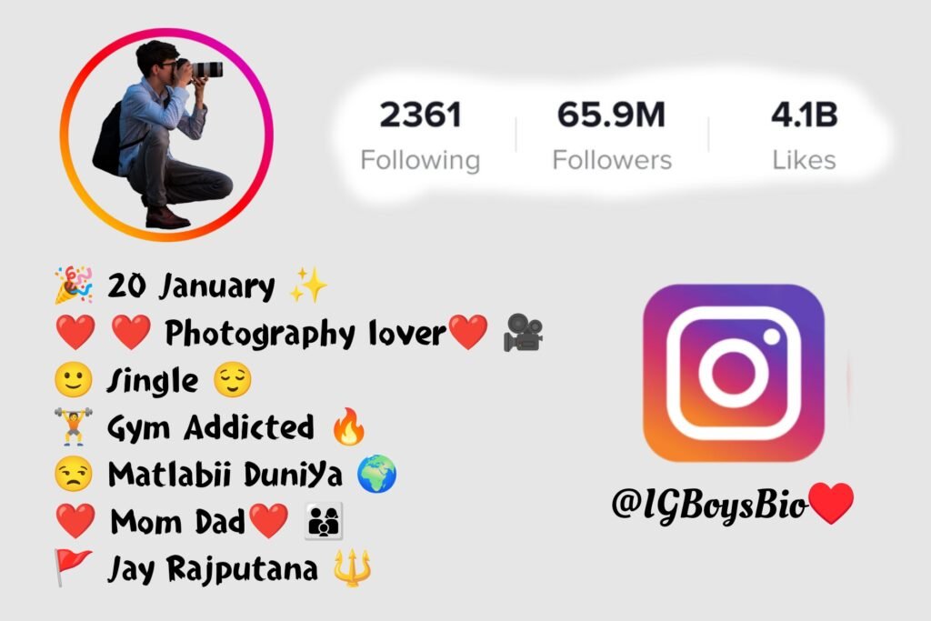 Best photography bio for instagram