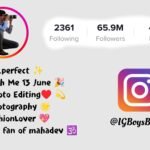 Photography Bio For Instagram